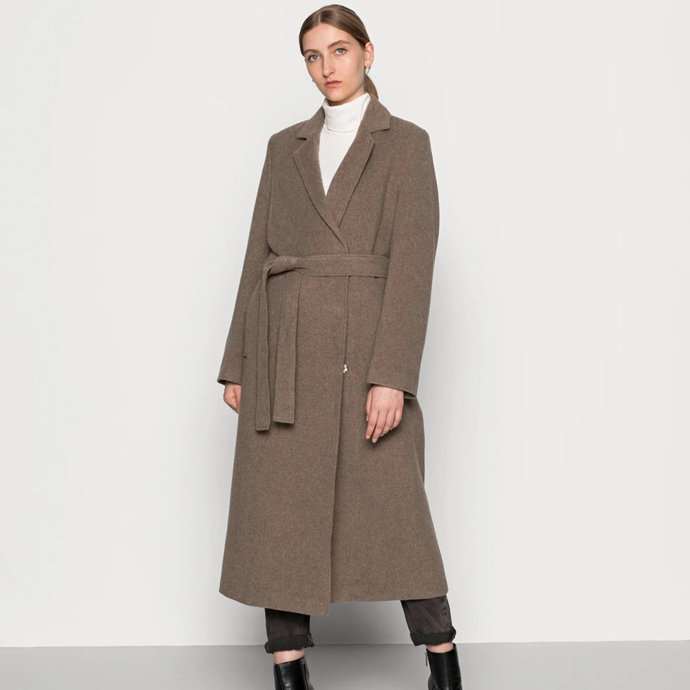 Samsoe Taupe Astrid Coat